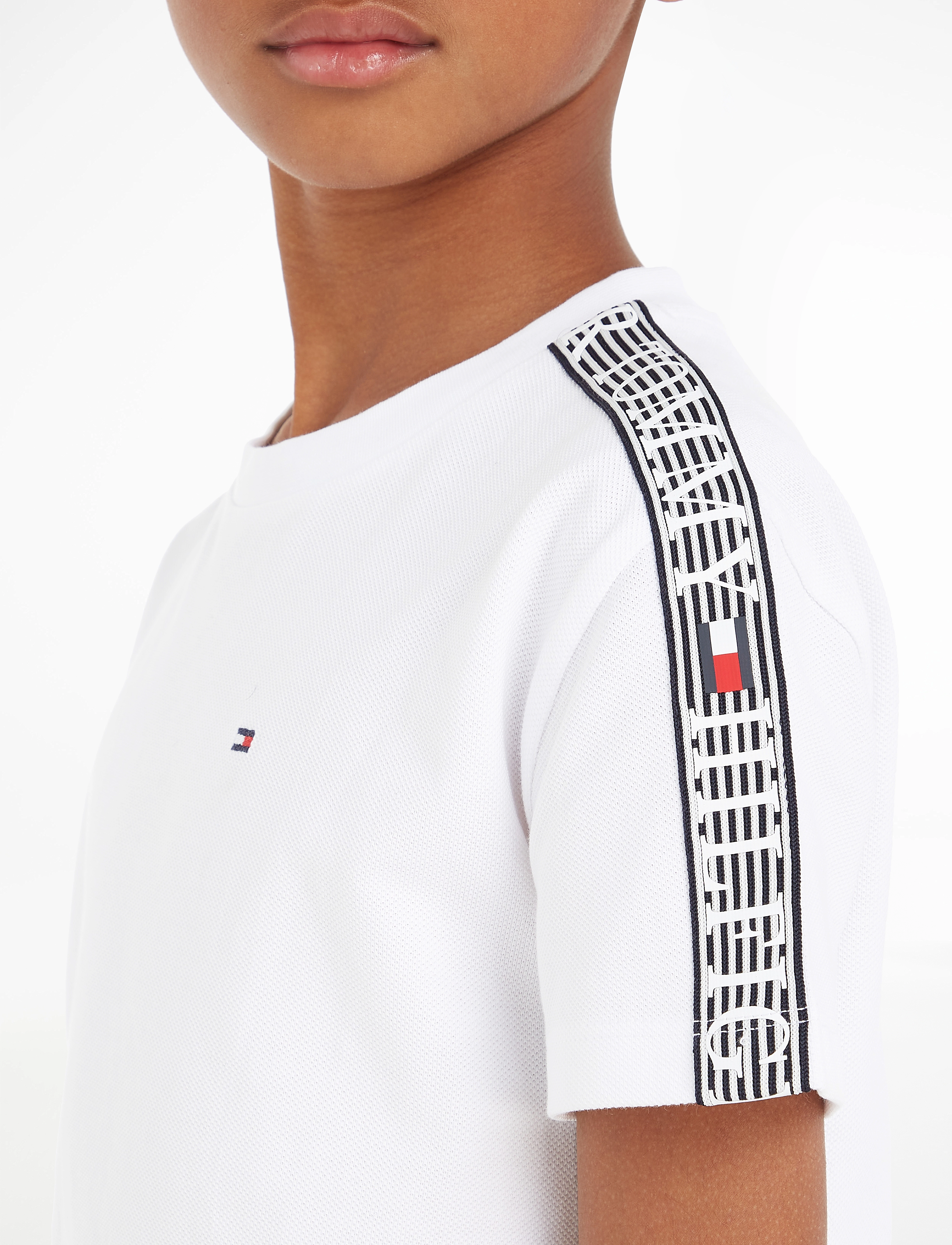 Tommy Hilfiger - TAPE TEE S/S - white - 4