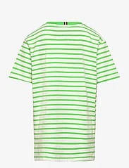 Tommy Hilfiger - BRETON POCKET STRIPE TEE S/S - short-sleeved t-shirts - spring lime - 1