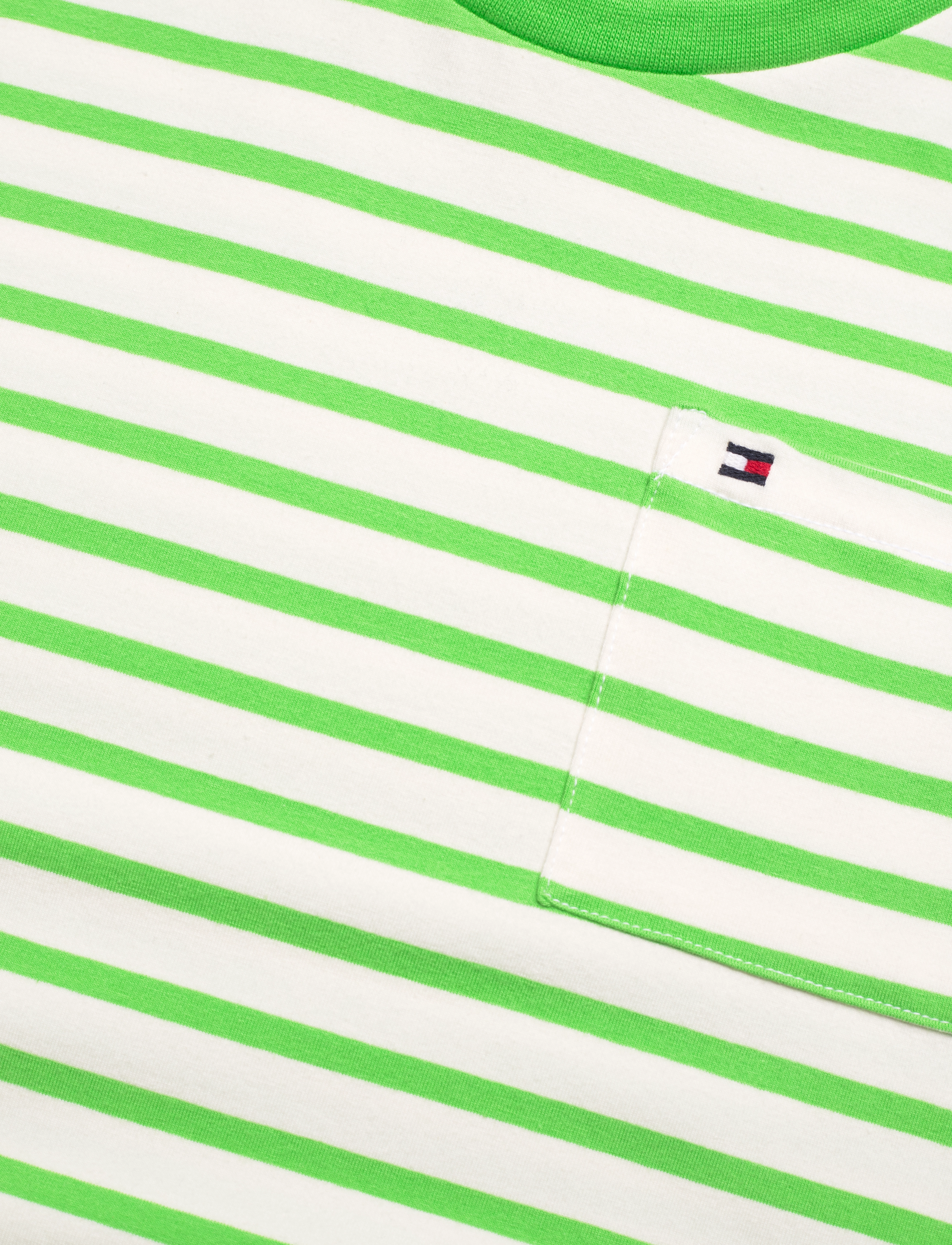 Tommy Hilfiger - BRETON POCKET STRIPE TEE S/S - spring lime - 2