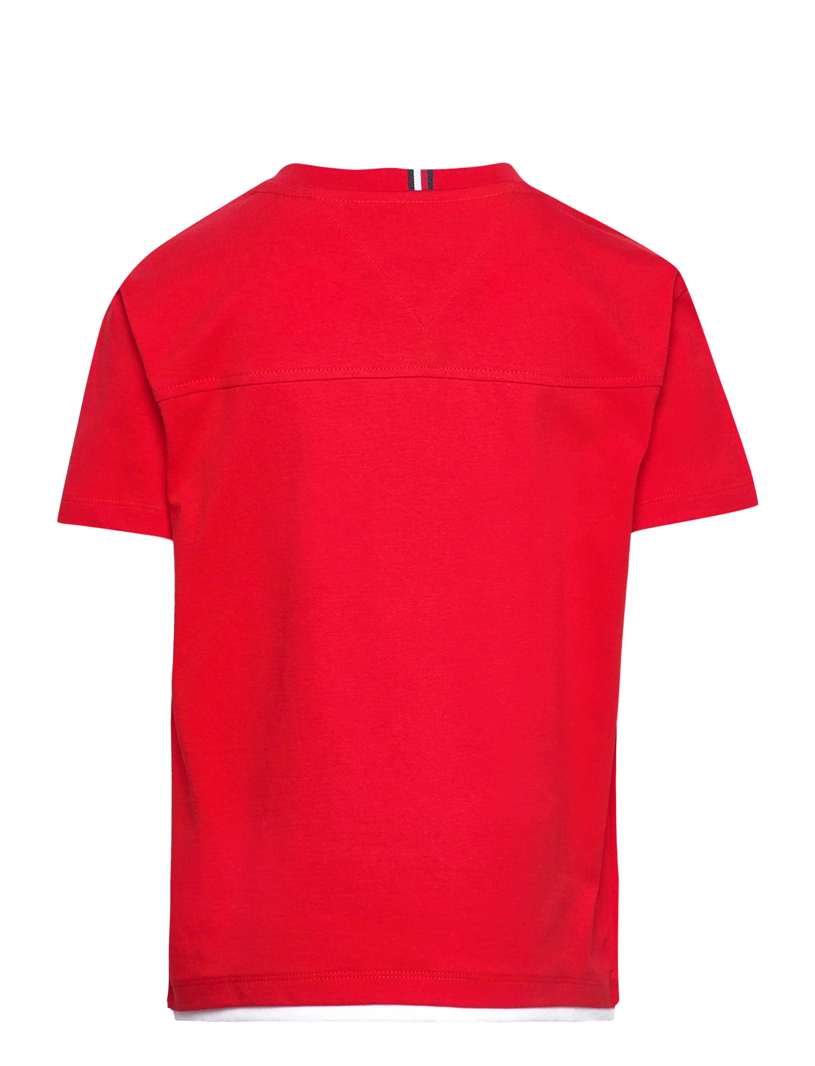 Tommy Hilfiger - TOMMY VARSITY TEE S/S - deep crimson - 1