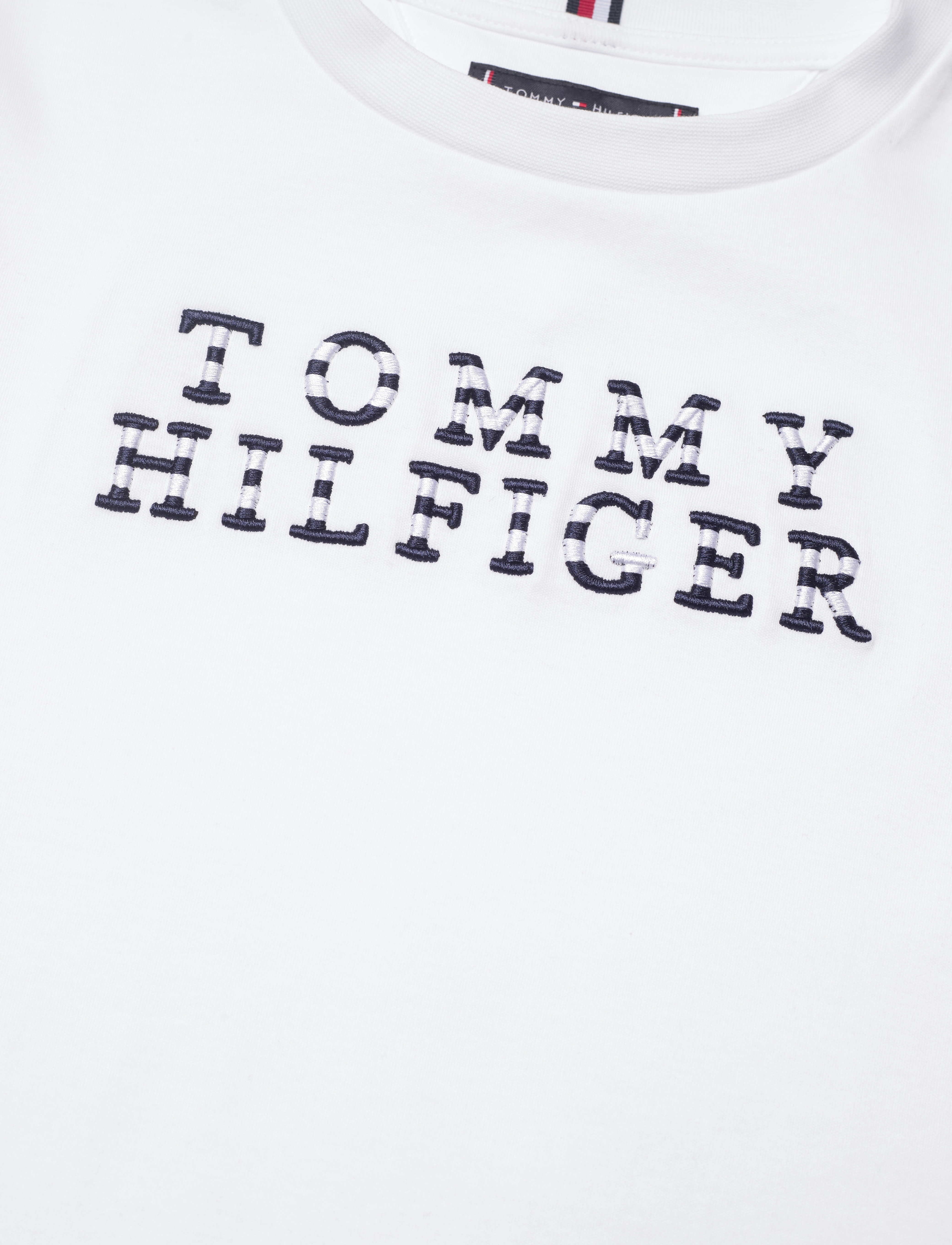 Tommy Hilfiger - BRETON STRIPE LOGO TEE S/S - white - 2