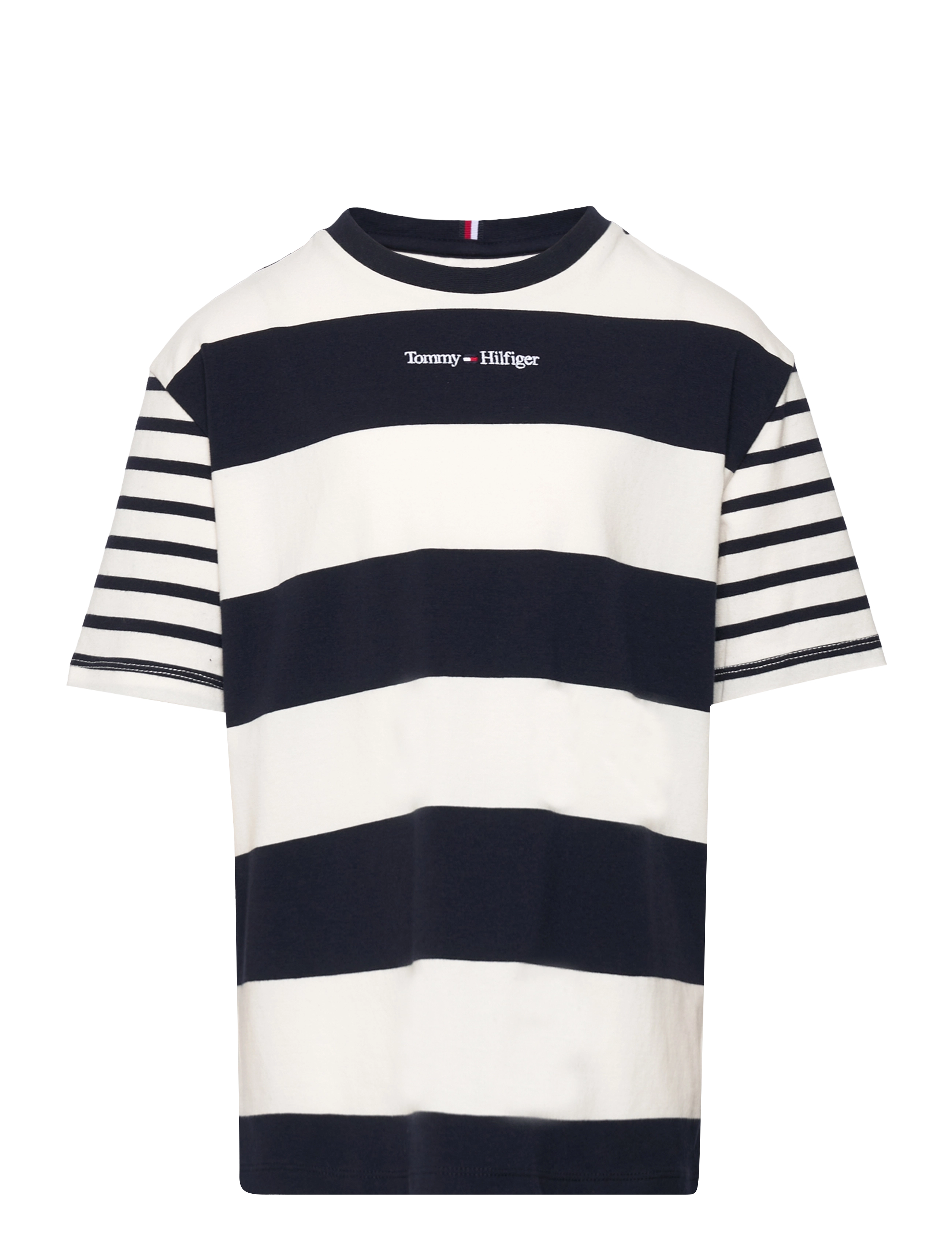BOLD STRIPE LOGO TEE - DESERT SKY