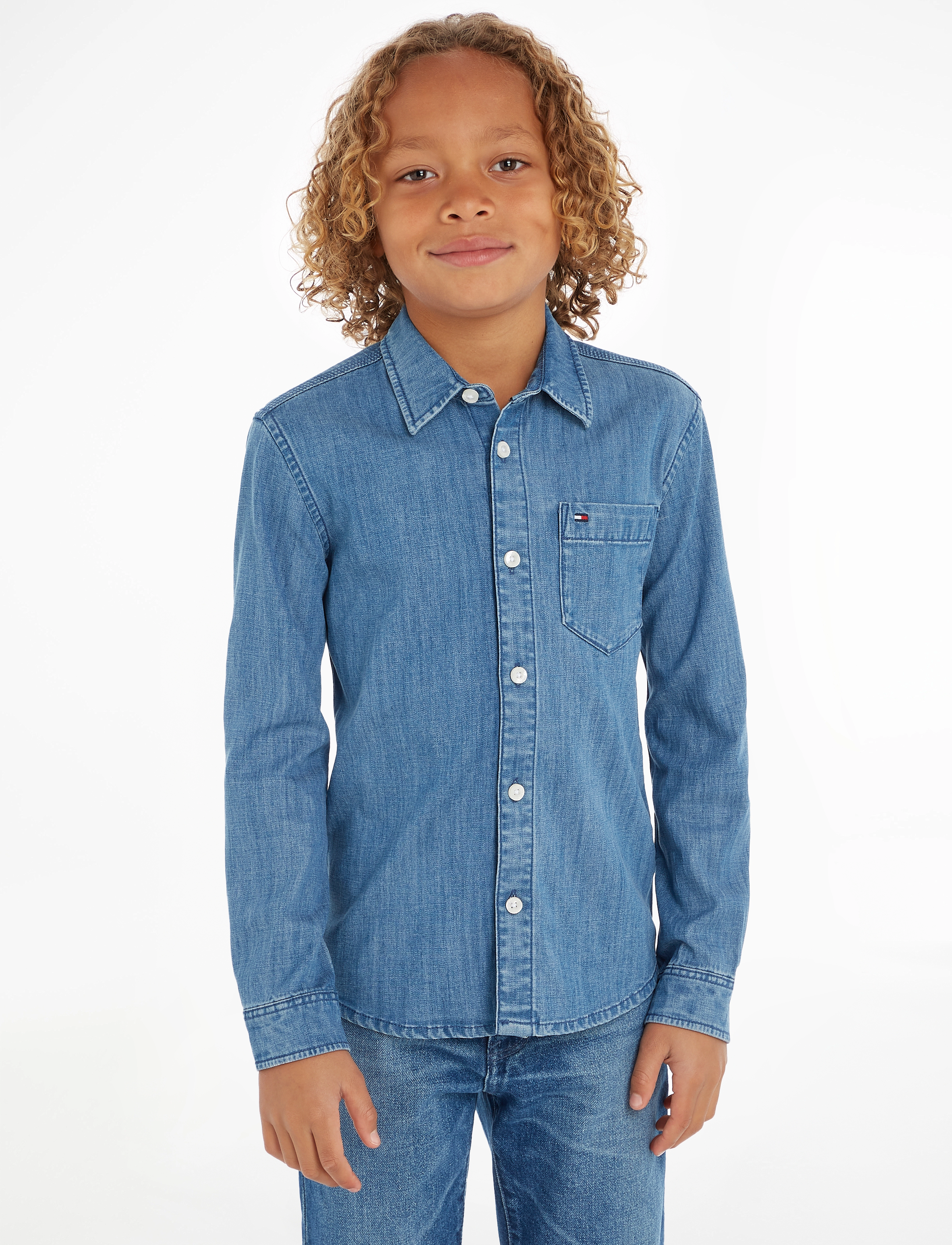 Tommy Hilfiger - DENIM STRETCH SHIRT L/S - denim - 2