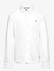 Tommy Hilfiger - SOLID WAFFLE SHIRTS L/S - long-sleeved shirts - white - 0