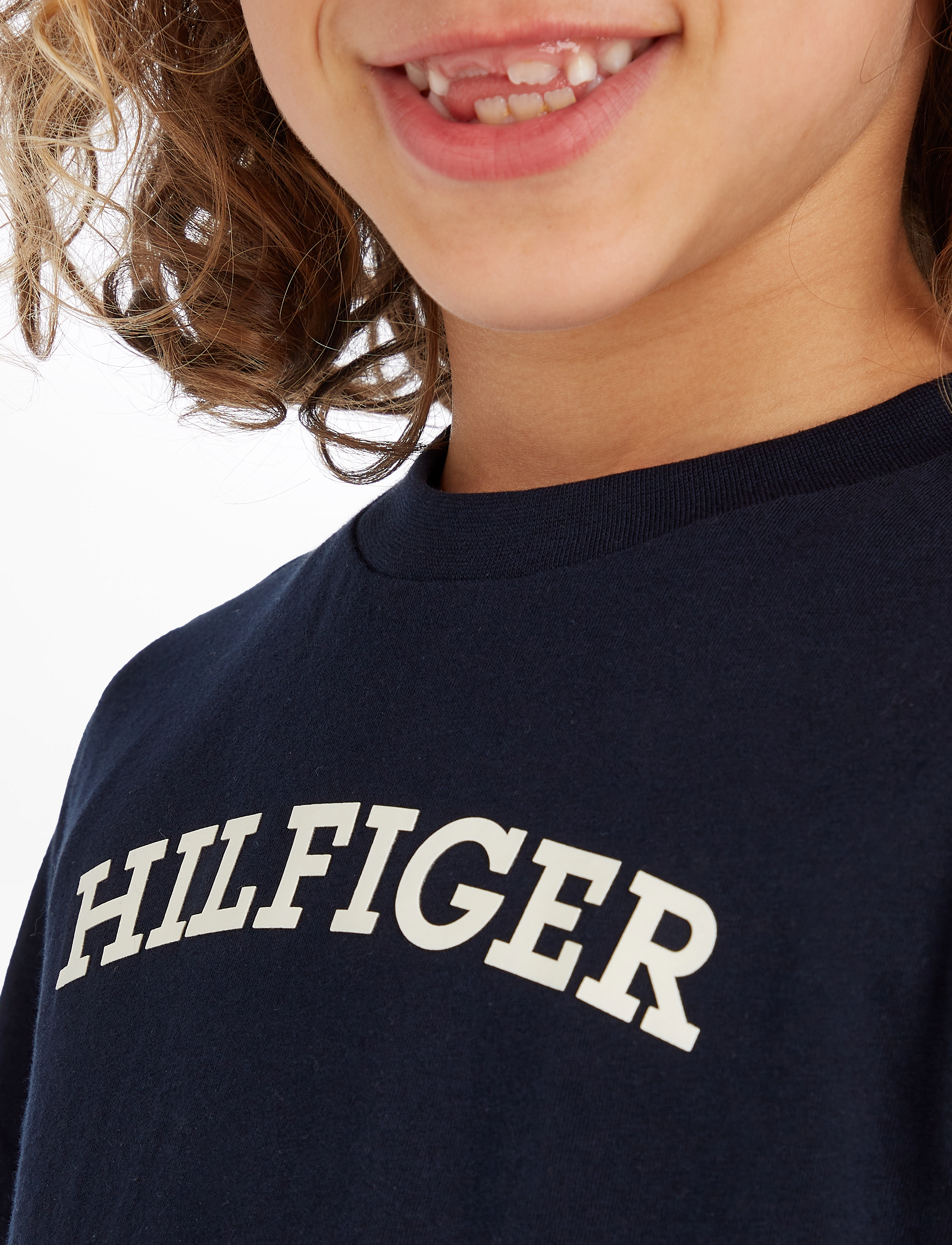 Tommy Hilfiger - HILFIGER ARCHED TEE S/S - desert sky - 4