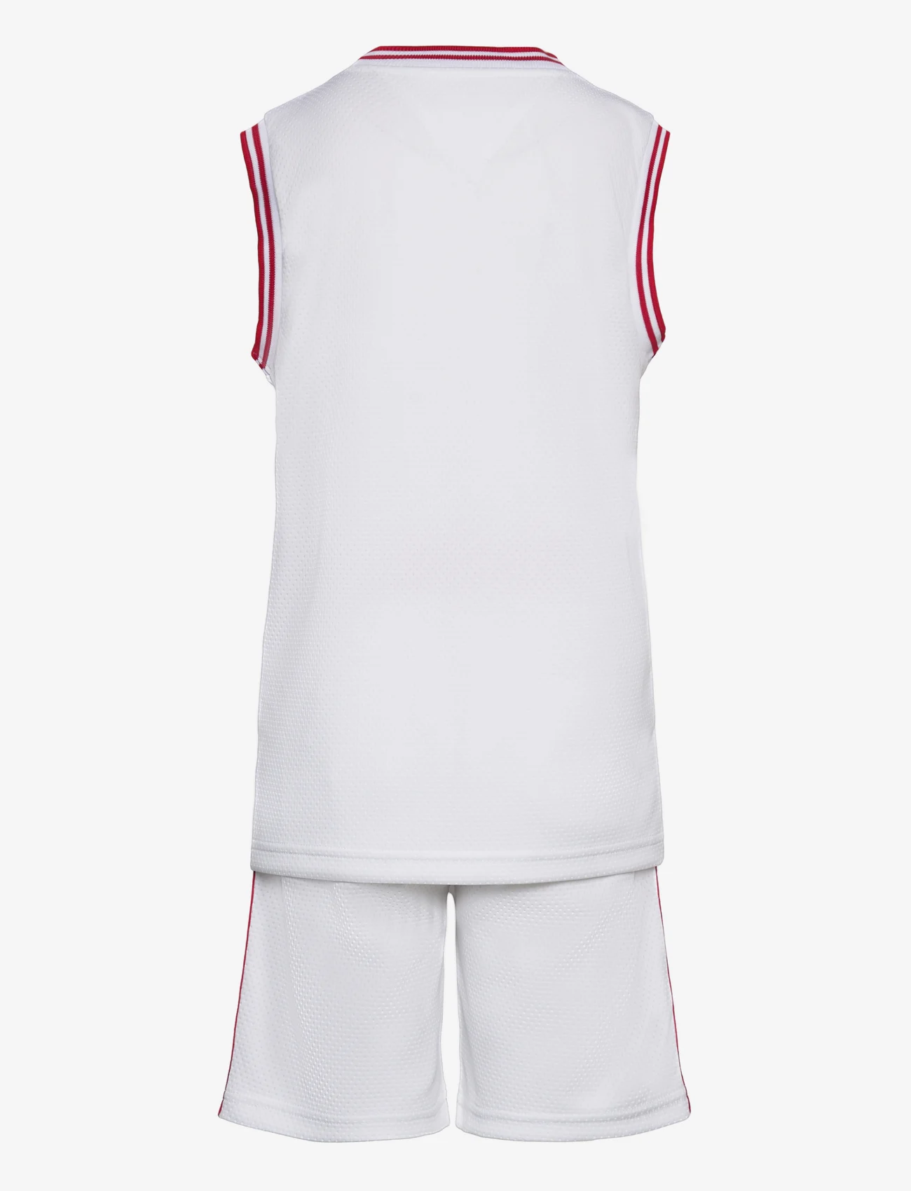 Tommy Hilfiger - TOMMY VARSITY SLVSS SET - sets with short-sleeved t-shirt - white - 1