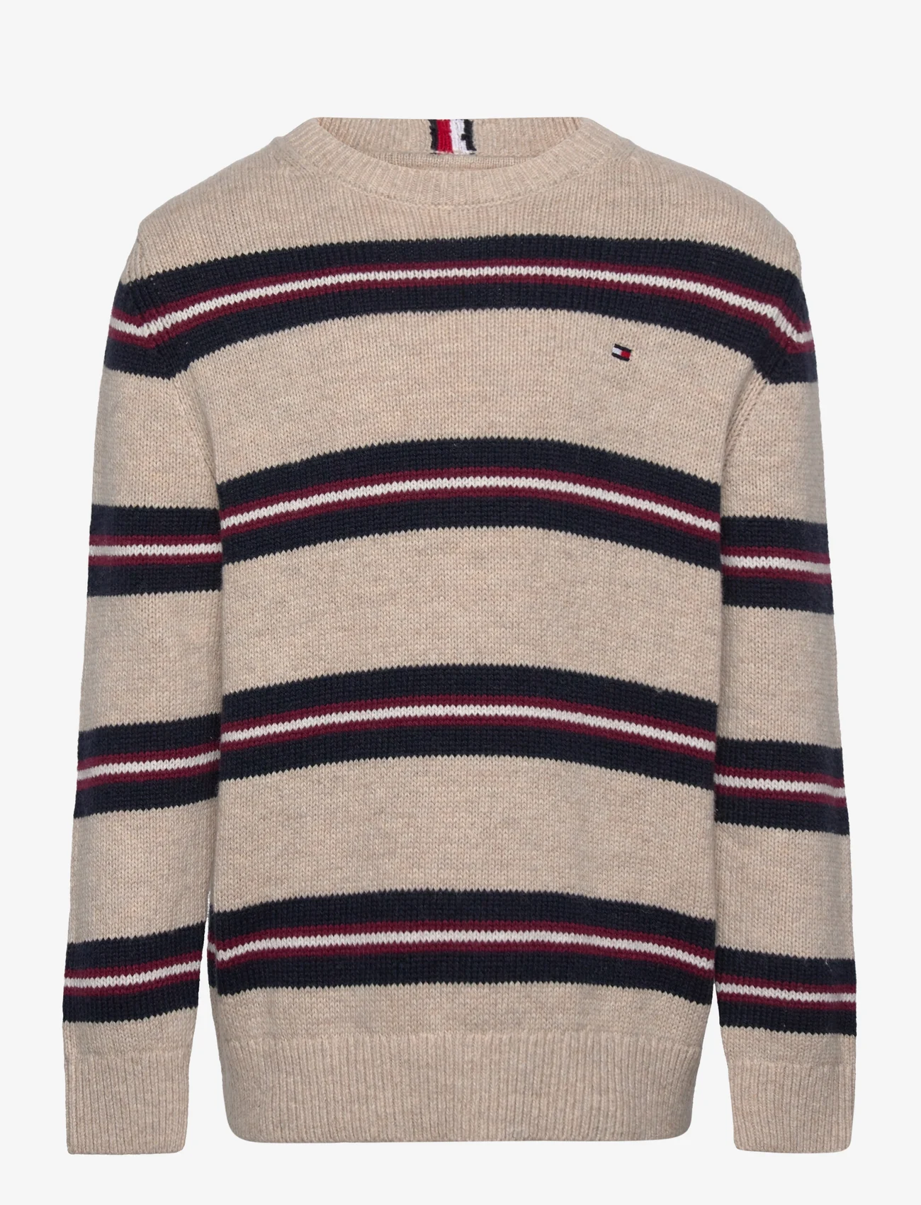 Tommy Hilfiger - STRIPED SWEATER - pullover - merino melange/global stripes - 0