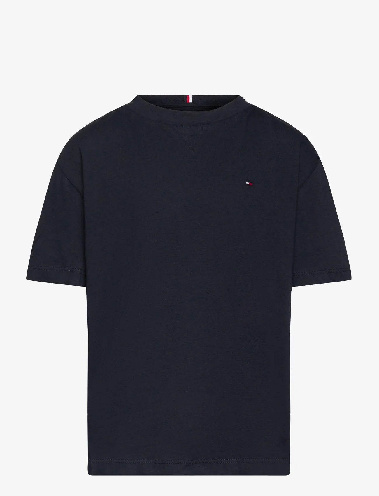 Tommy Hilfiger - ESSENTIAL TEE S/S - short-sleeved t-shirts - desert sky - 0