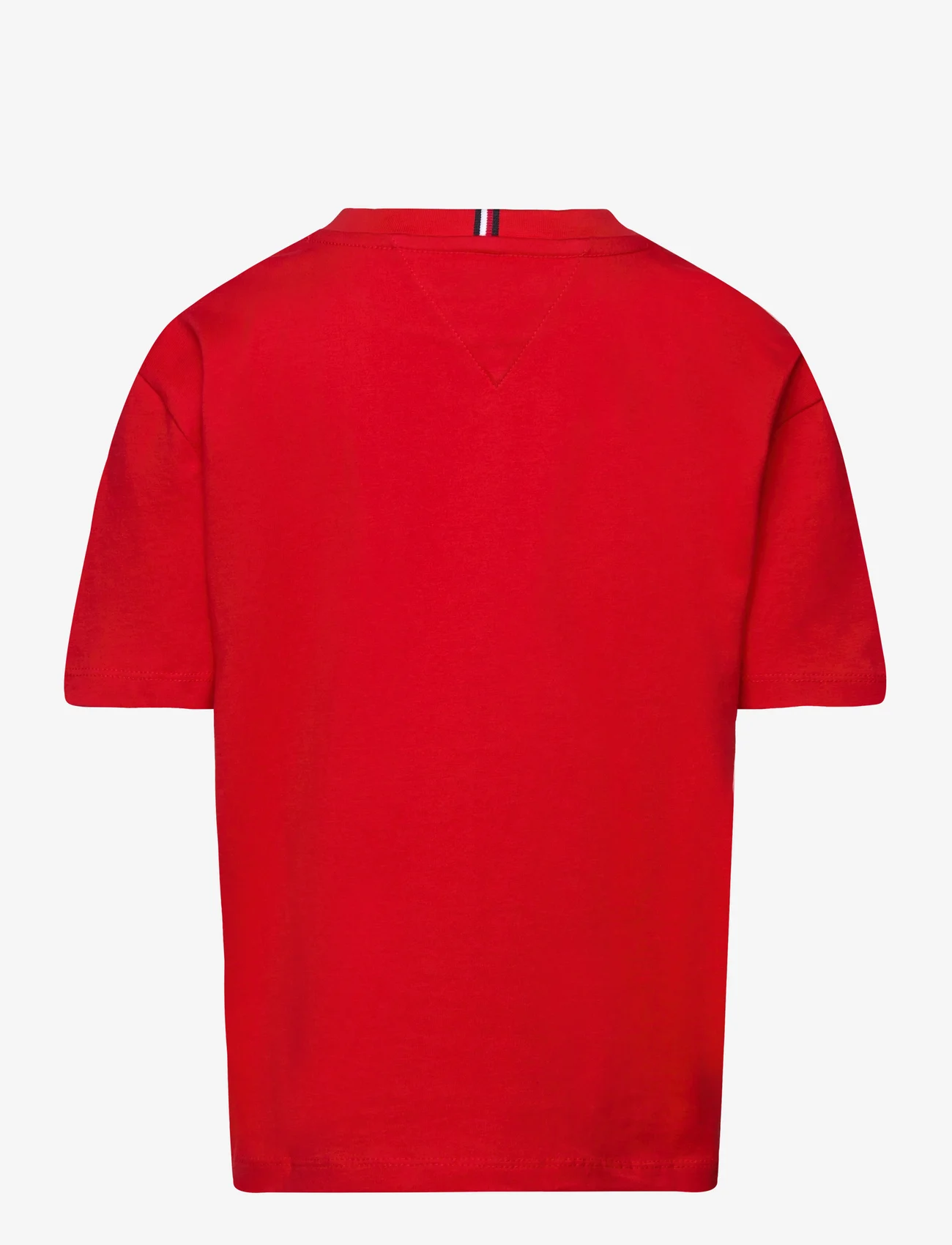 Tommy Hilfiger - ESSENTIAL TEE S/S - short-sleeved t-shirts - fierce red - 1