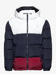 Tommy Hilfiger - ALASKA COLORBLOCK PUFFER - untuva- & toppatakit - red /  white / blue - 0