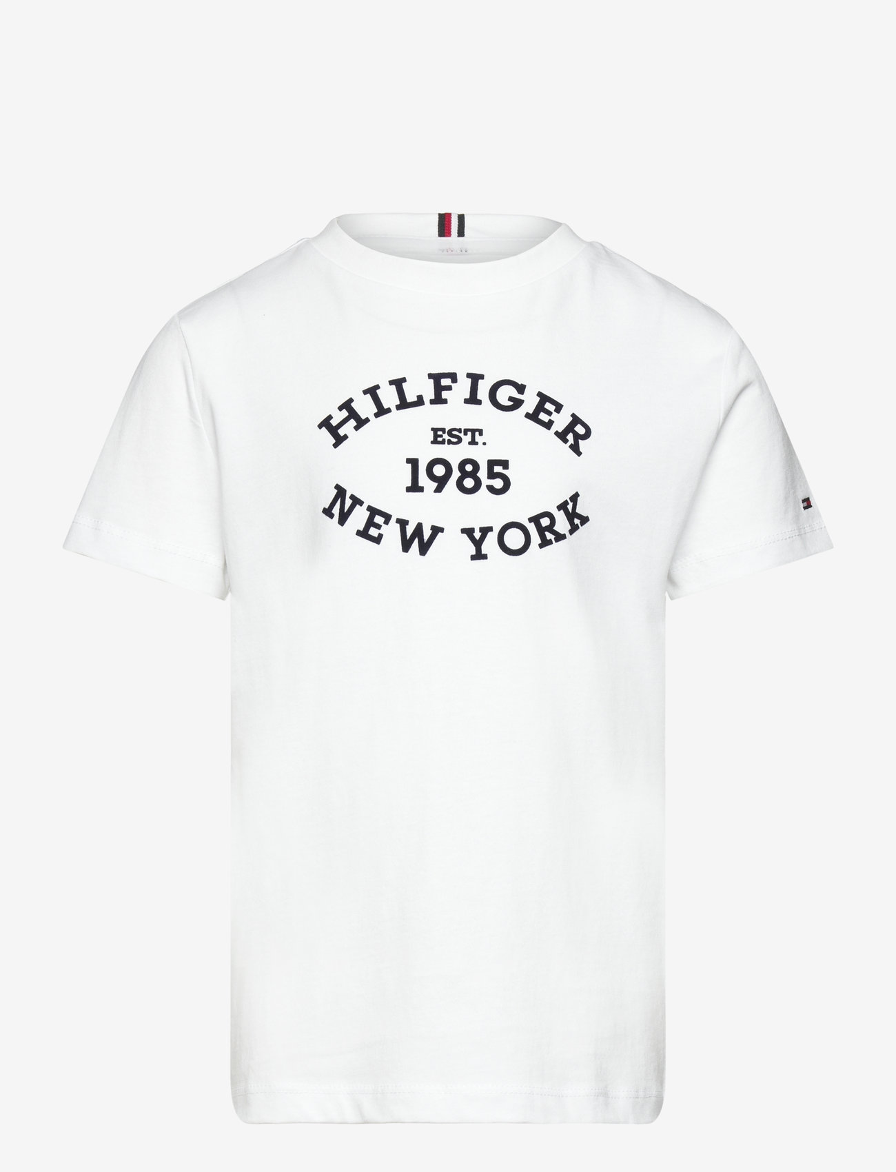 Tommy Hilfiger - MONOTYPE FLOCK REGULAR TEE SS - white - 0