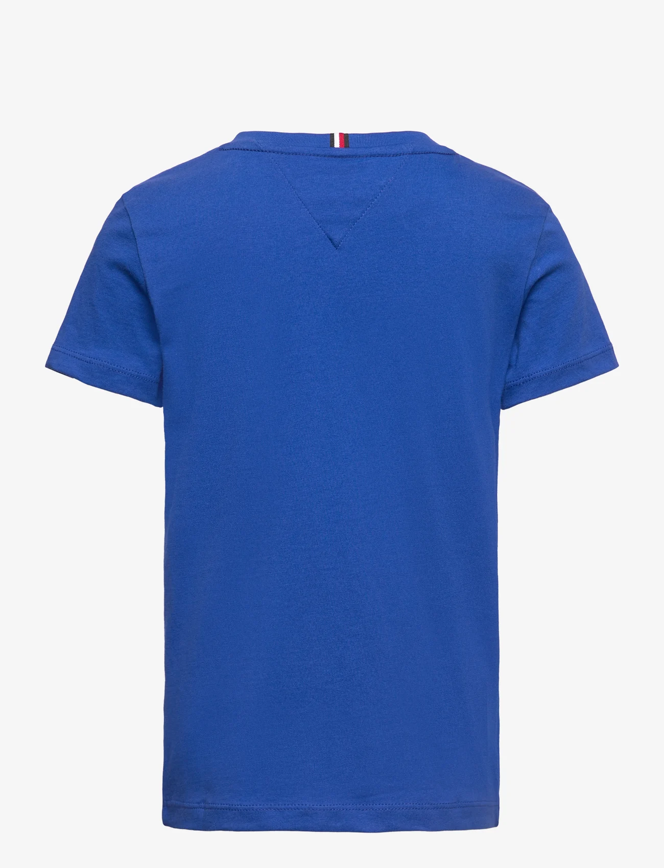 Tommy Hilfiger - TH LOGO TEE S/S - short-sleeved t-shirts - ultra blue - 1
