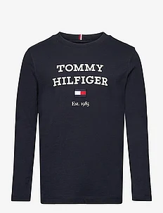 TH LOGO TEE L/S, Tommy Hilfiger