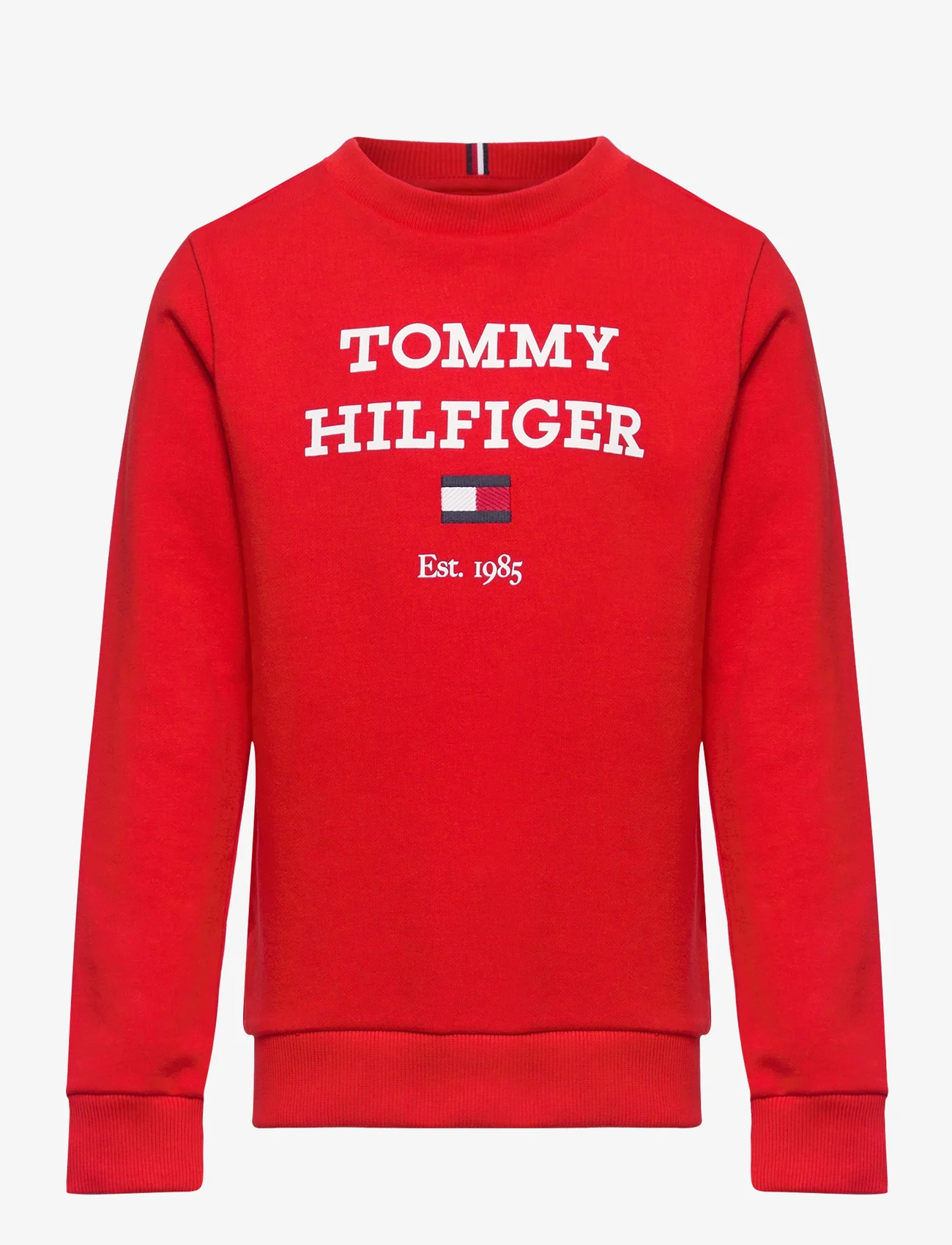 Tommy Hilfiger - TH LOGO SWEATSHIRT - bluzy - fierce red - 1