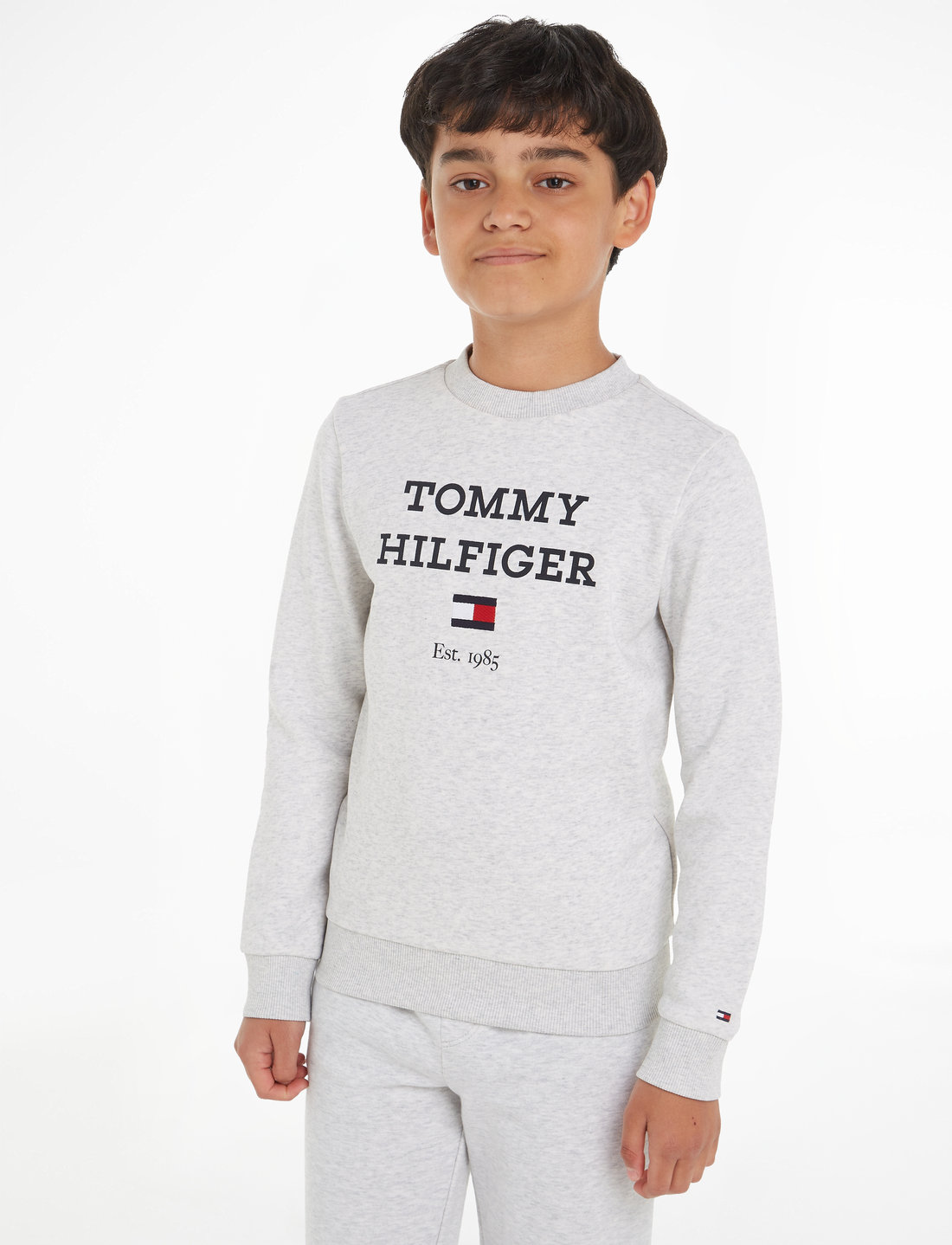Tommy Hilfiger Th Logo Sweatshirt Sweatshirts Boozt
