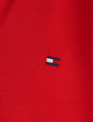 Tommy Hilfiger - COLORBLOCK RUGBY POLO L/S - poloshirts - red/white colorblock - 9