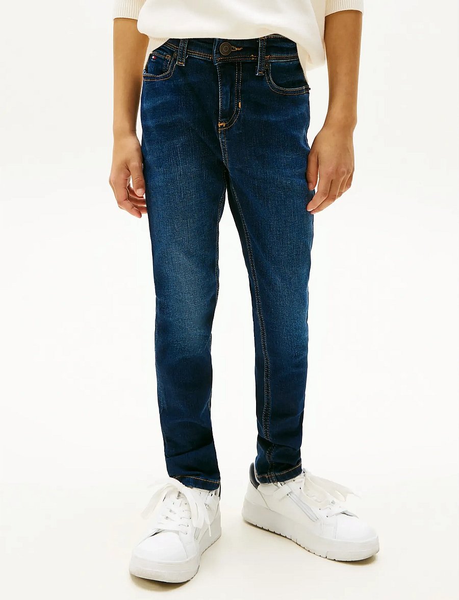Tommy Hilfiger - BOYS SCANTON Y - regular jeans - darkused - 4