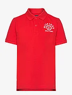 MONOTYPE POLO S/S - FIERCE RED