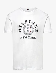 Tommy Hilfiger - MONOTYPE ARCH TEE S/S - kortermede t-skjorter - white - 0