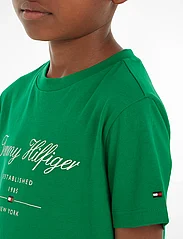 Tommy Hilfiger - TOMMY SCRIPT TEE S/S - lyhythihaiset t-paidat - olympic green - 3