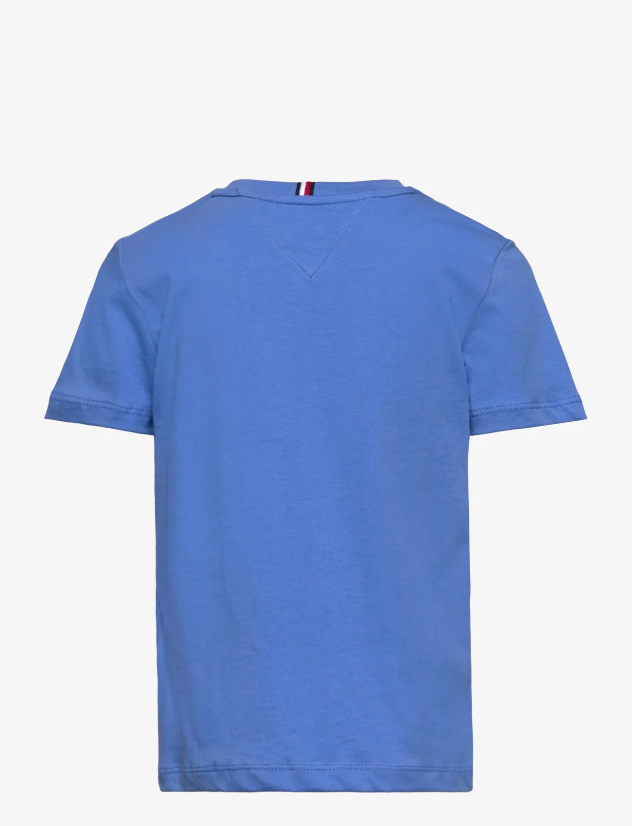 Tommy Hilfiger - TH LOGO TEE S/S - short-sleeved t-shirts - blue spell - 1