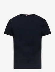 Tommy Hilfiger - TH LOGO TEE S/S - kortärmade t-shirts - desert sky - 1