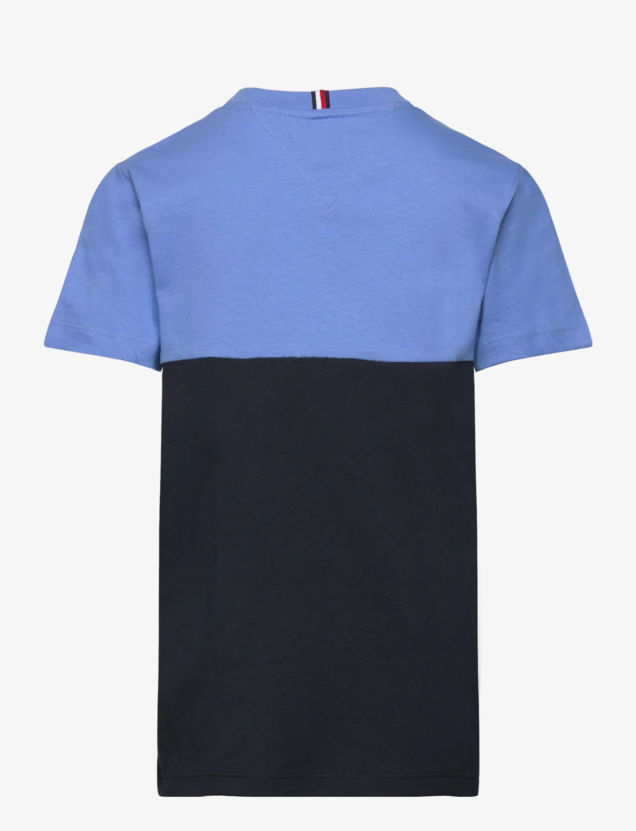 Tommy Hilfiger - ESSENTIAL COLORBLOCK TEE S/S - kortärmade t-shirts - blue spell/desert sky - 1