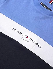 Tommy Hilfiger - ESSENTIAL COLORBLOCK TEE S/S - short-sleeved t-shirts - blue spell/desert sky - 2
