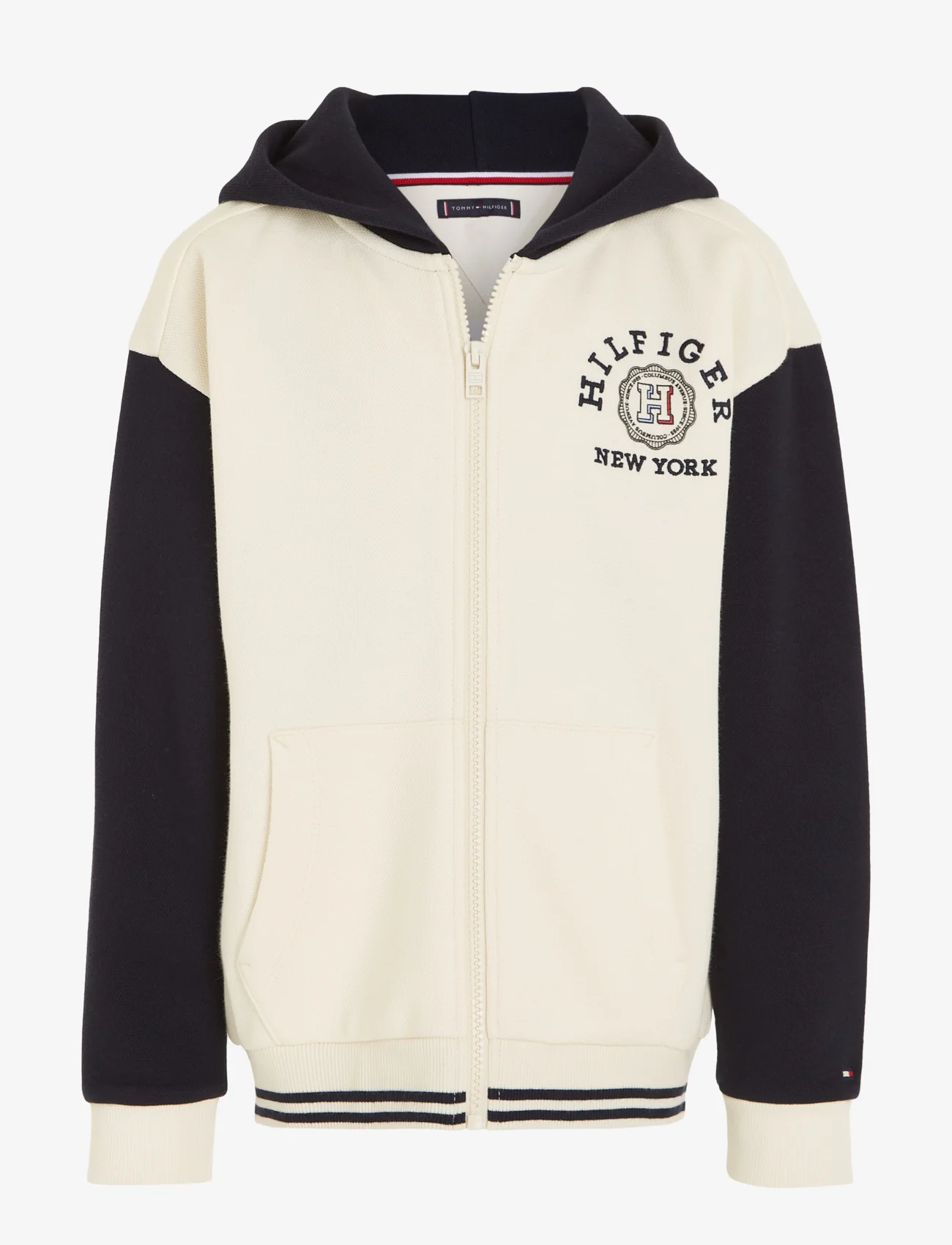 Tommy Hilfiger - MONOTYPE ARCH H SEAL HOODIE - hupparit - desert sky/calico - 0