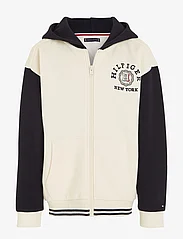 Tommy Hilfiger - MONOTYPE ARCH H SEAL HOODIE - hupparit - desert sky/calico - 0