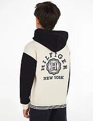 Tommy Hilfiger - MONOTYPE ARCH H SEAL HOODIE - hupparit - desert sky/calico - 2