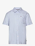 SOLID OXFORD SHIRT S/S - BREEZY BLUE