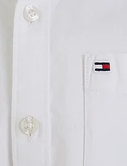 Tommy Hilfiger - SOLID OXFORD SHIRT S/S - kurzärmlige hemden - white - 6