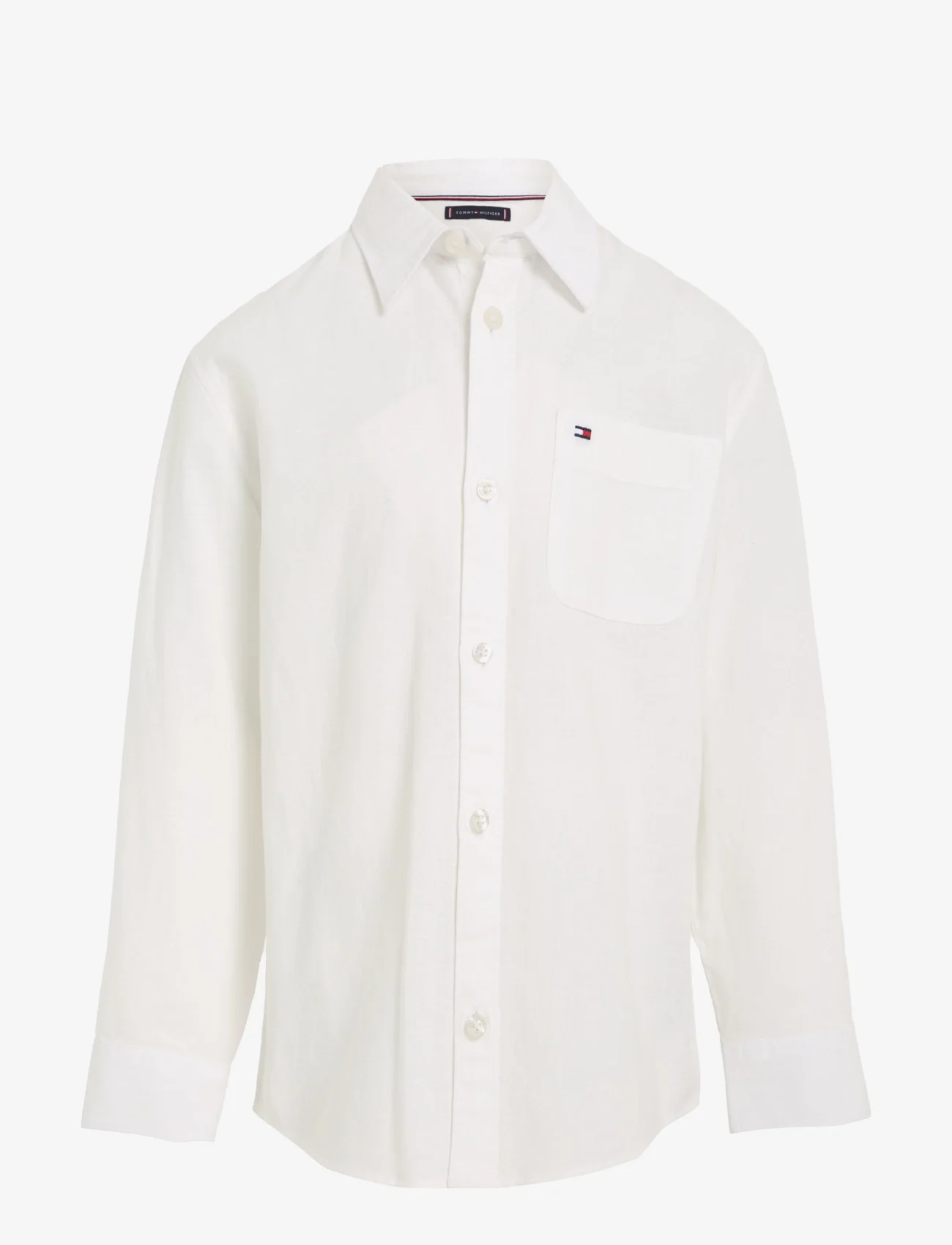 Tommy Hilfiger - HEMP SHIRT L/S - langærmede skjorter - white - 0