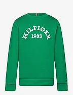 HILFIGER 1985 SWEATSHIRT - OLYMPIC GREEN