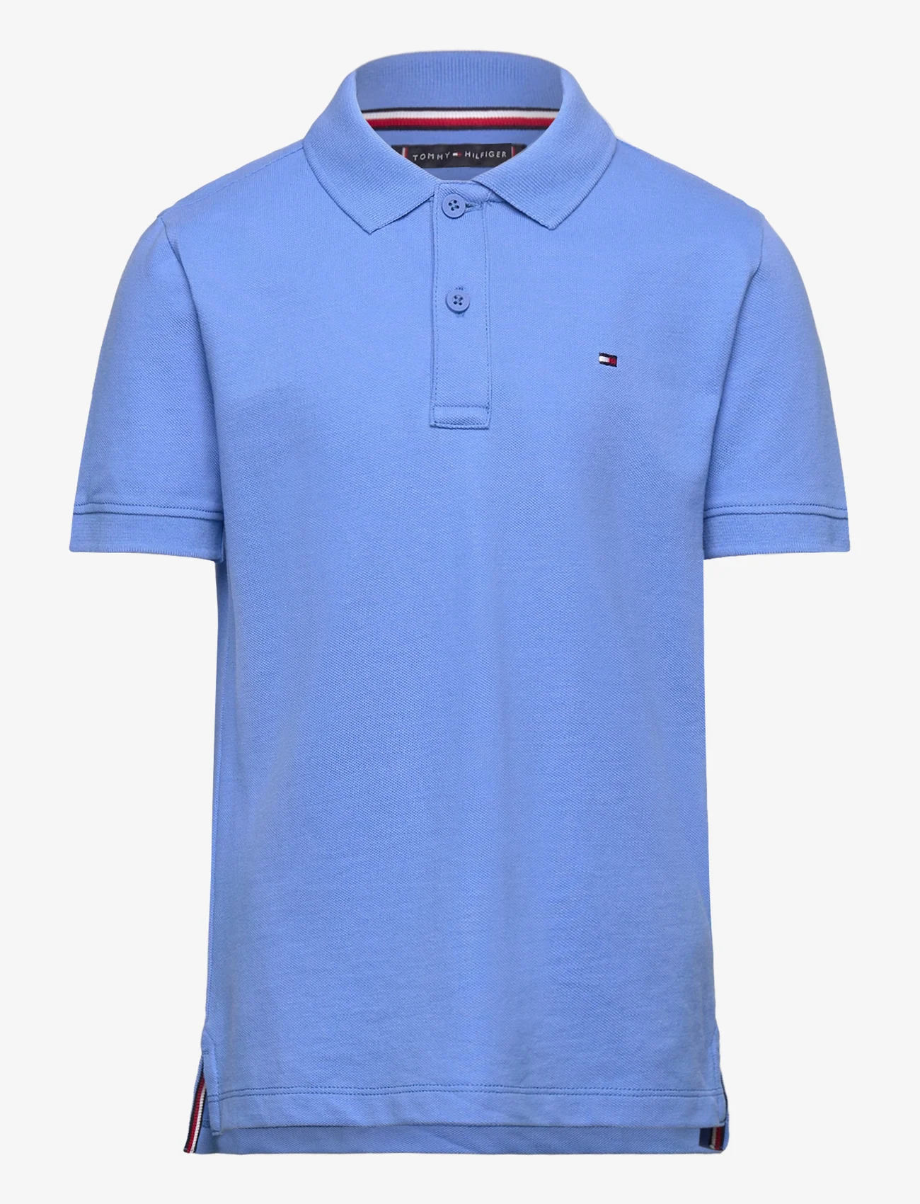 Tommy Hilfiger - FLAG POLO S/S - poloshirts - blue spell - 0