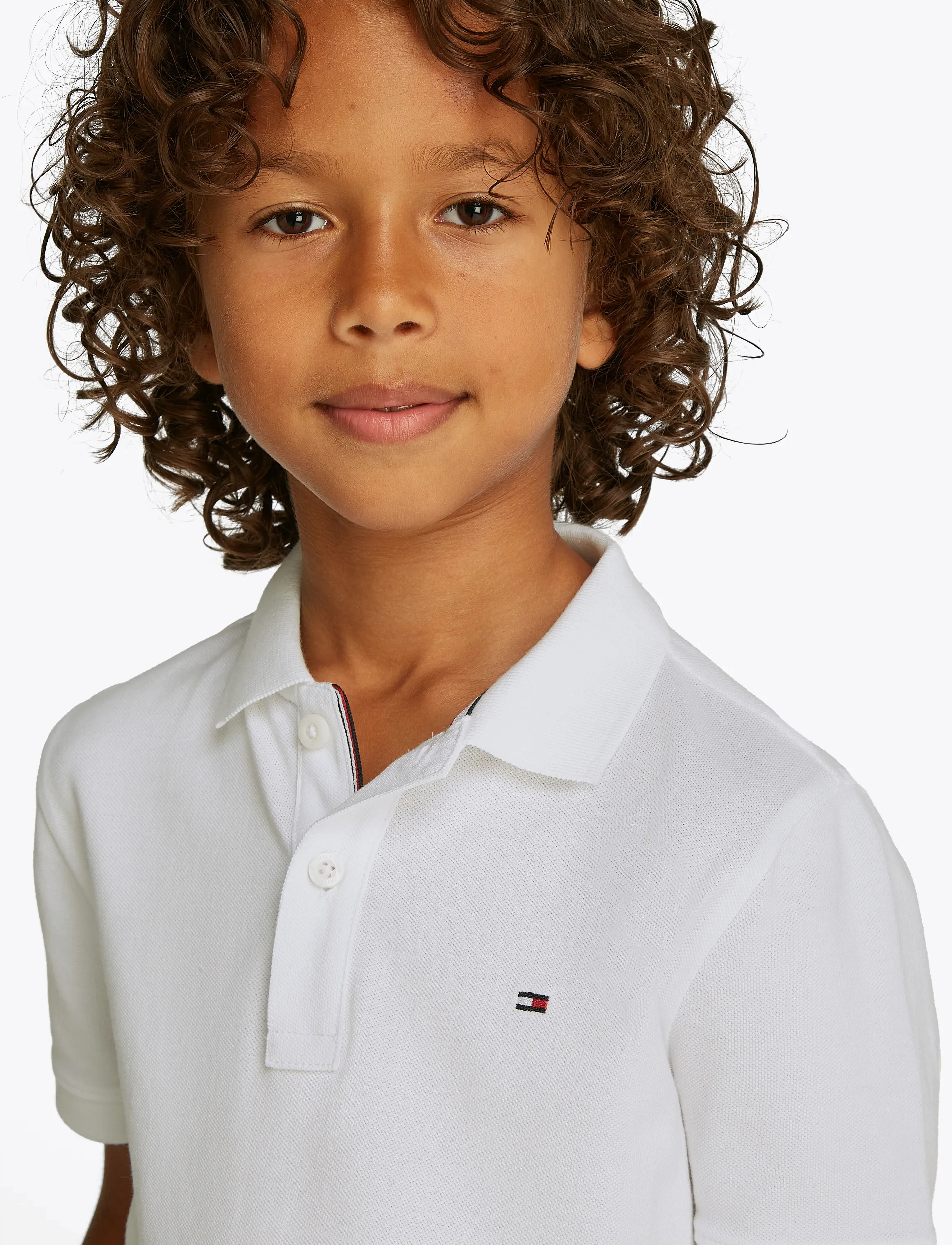 Tommy Hilfiger - FLAG POLO SS - kurzärmelig - bright white - 4