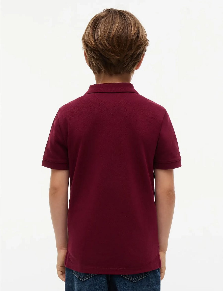Tommy Hilfiger - FLAG POLO SS - lyhythihaiset - burgundy - 2