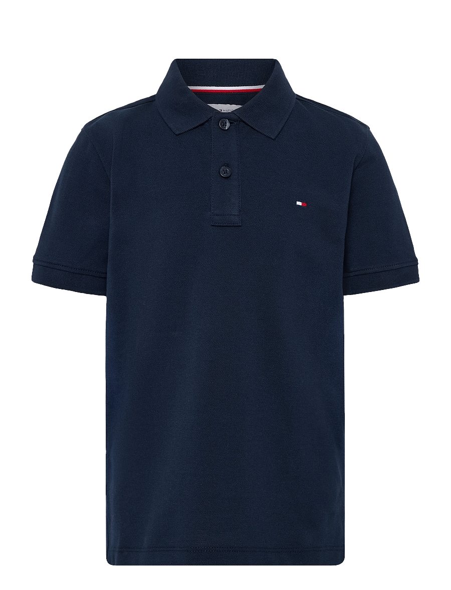 Tommy Hilfiger - FLAG POLO SS - kortärmade pikéer - dark night navy - 0