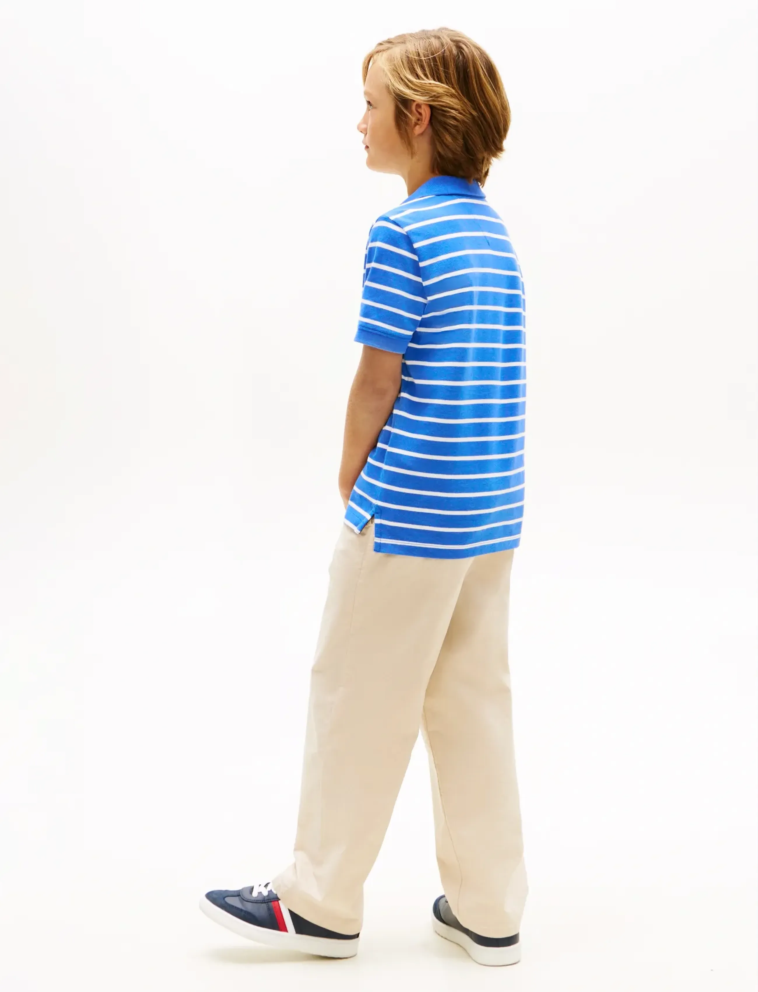 Tommy Hilfiger - FLAG POLO SS - lühikeste varrukatega polod - empire blue stripe - 2