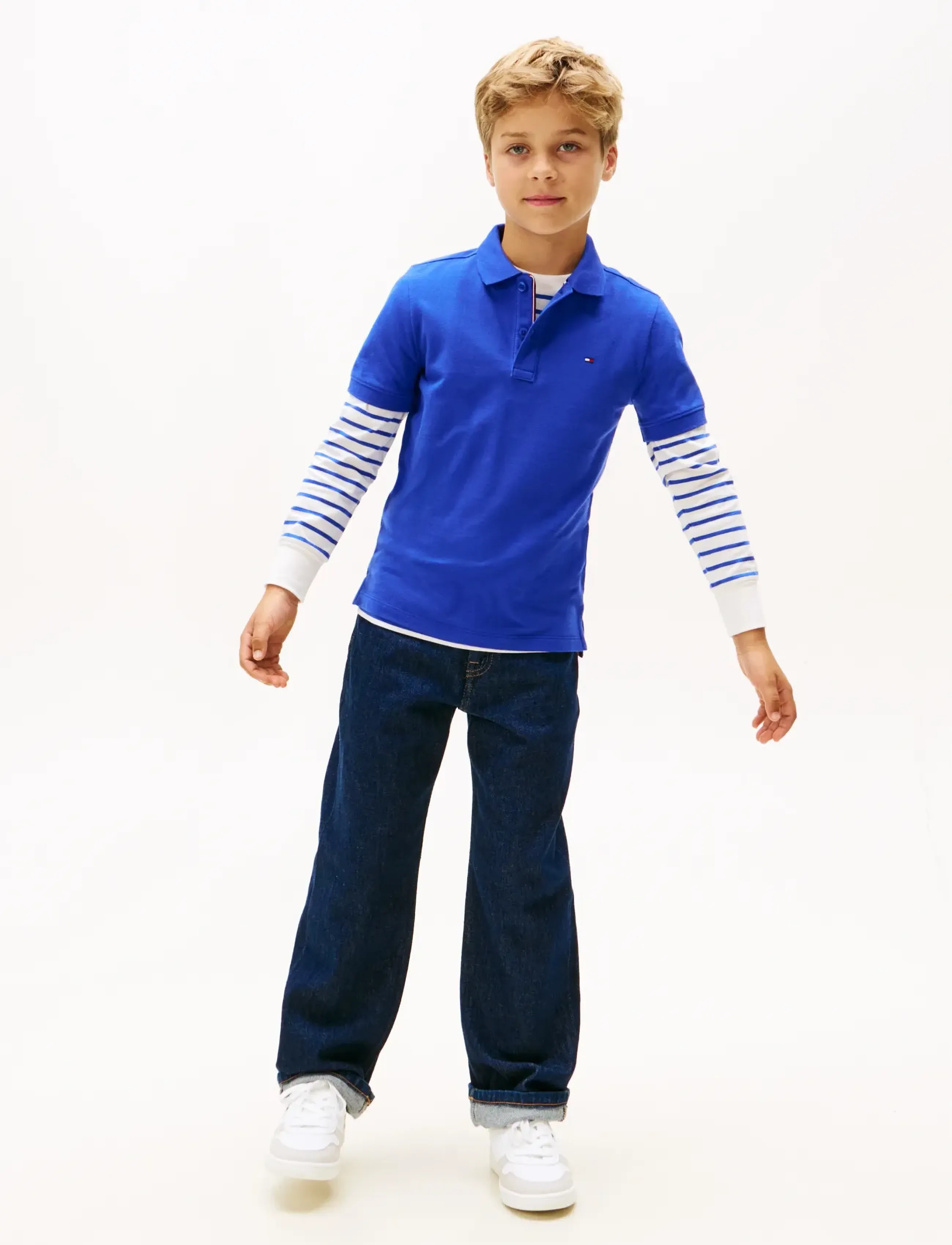Tommy Hilfiger - FLAG POLO SS - short-sleeved polos - majesty blue - 3
