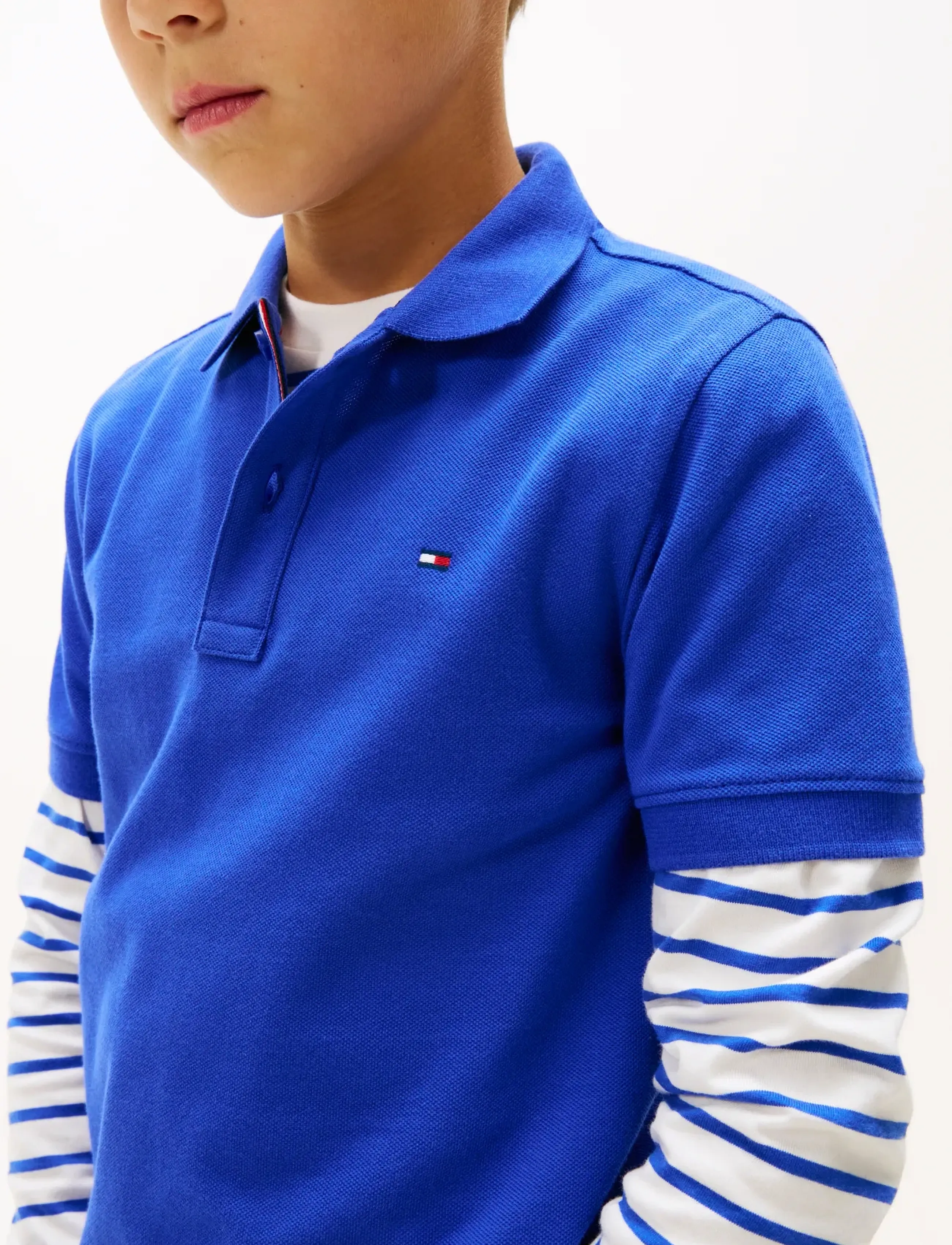 Tommy Hilfiger - FLAG POLO SS - short-sleeved polos - majesty blue - 4