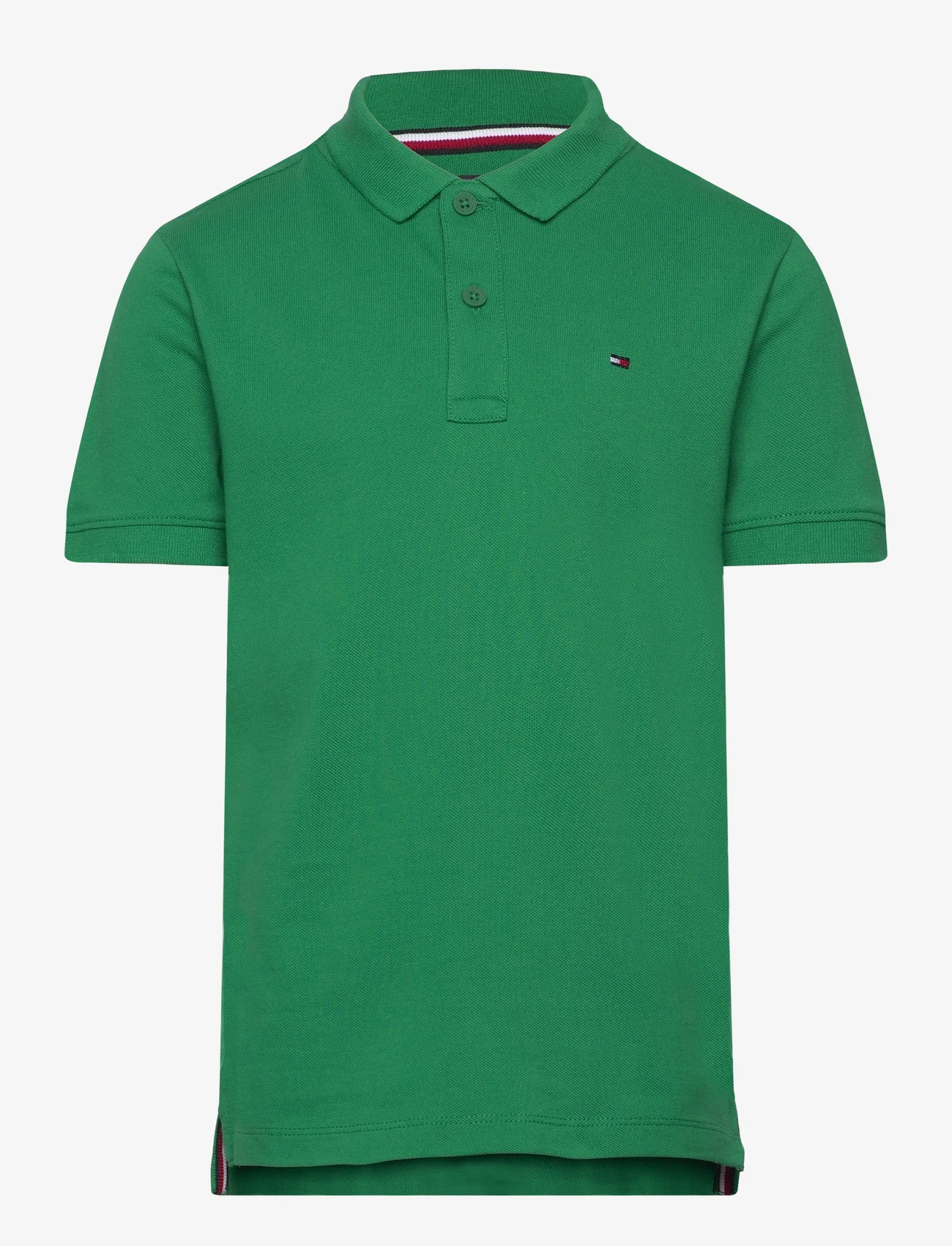 Tommy Hilfiger - FLAG POLO S/S - pikeepaidat - olympic green - 0