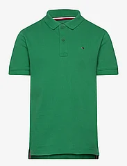 Tommy Hilfiger - FLAG POLO S/S - polo shirts - olympic green - 0
