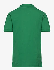 Tommy Hilfiger - FLAG POLO S/S - poloshirts - olympic green - 1