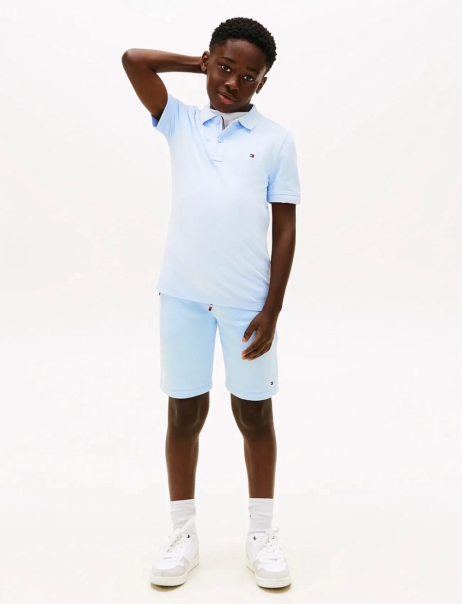 Tommy Hilfiger - FLAG POLO SS - kortærmede poloer - sweet blue - 3