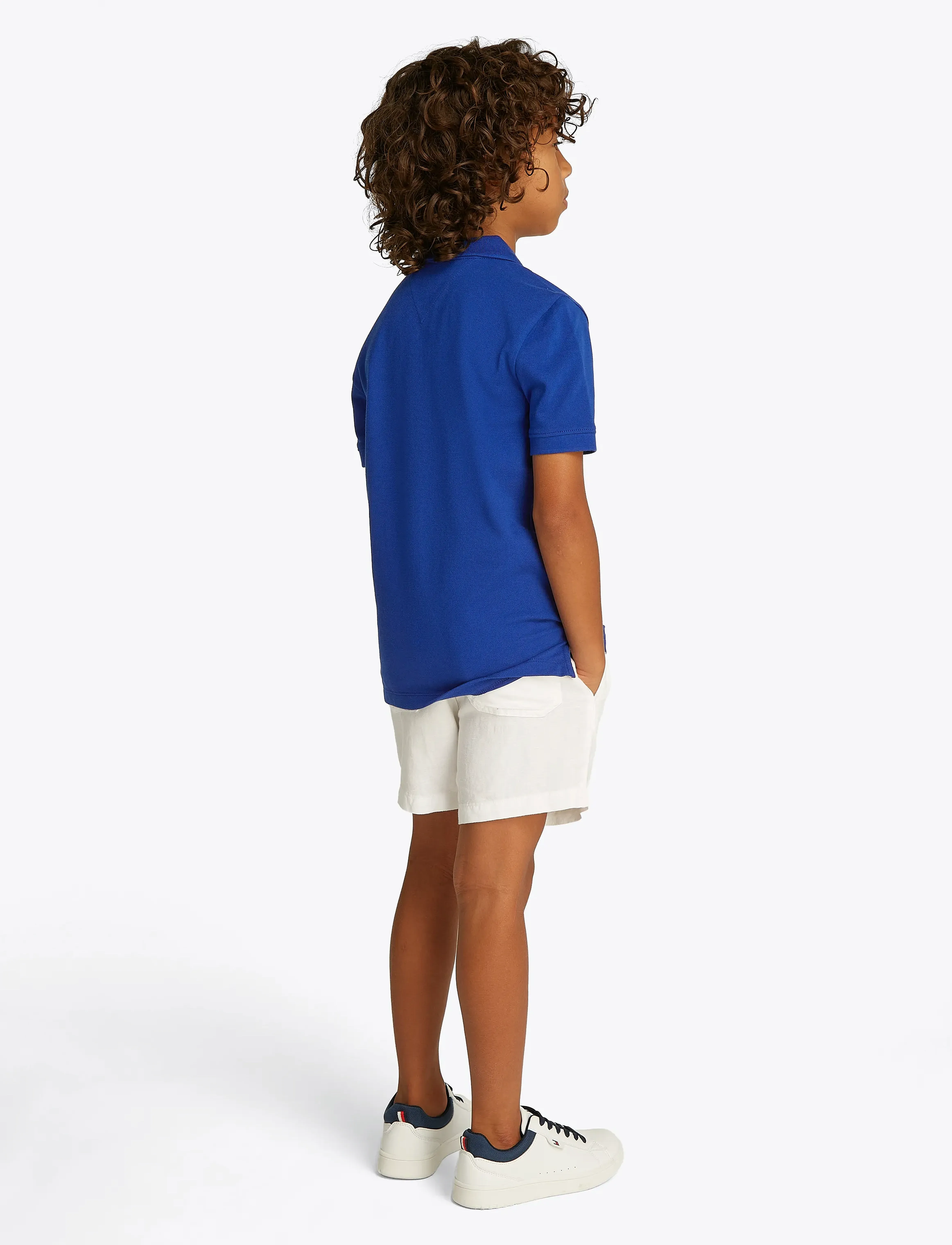 Tommy Hilfiger - FLAG POLO SS - short-sleeved polos - wedge blue - 3