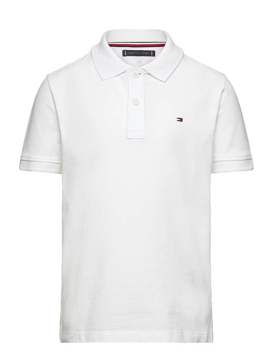 Tommy Hilfiger - FLAG POLO SS - kortärmade pikéer - white - 1
