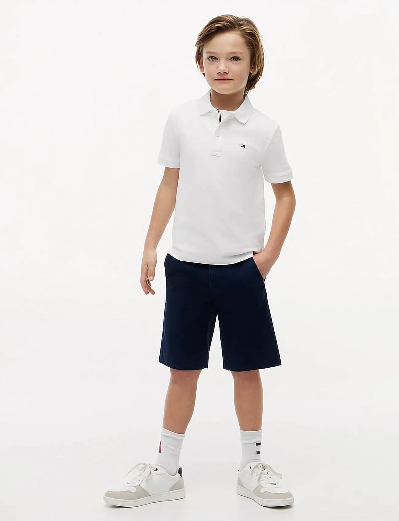 Tommy Hilfiger - FLAG POLO SS - kortärmade pikéer - white - 5