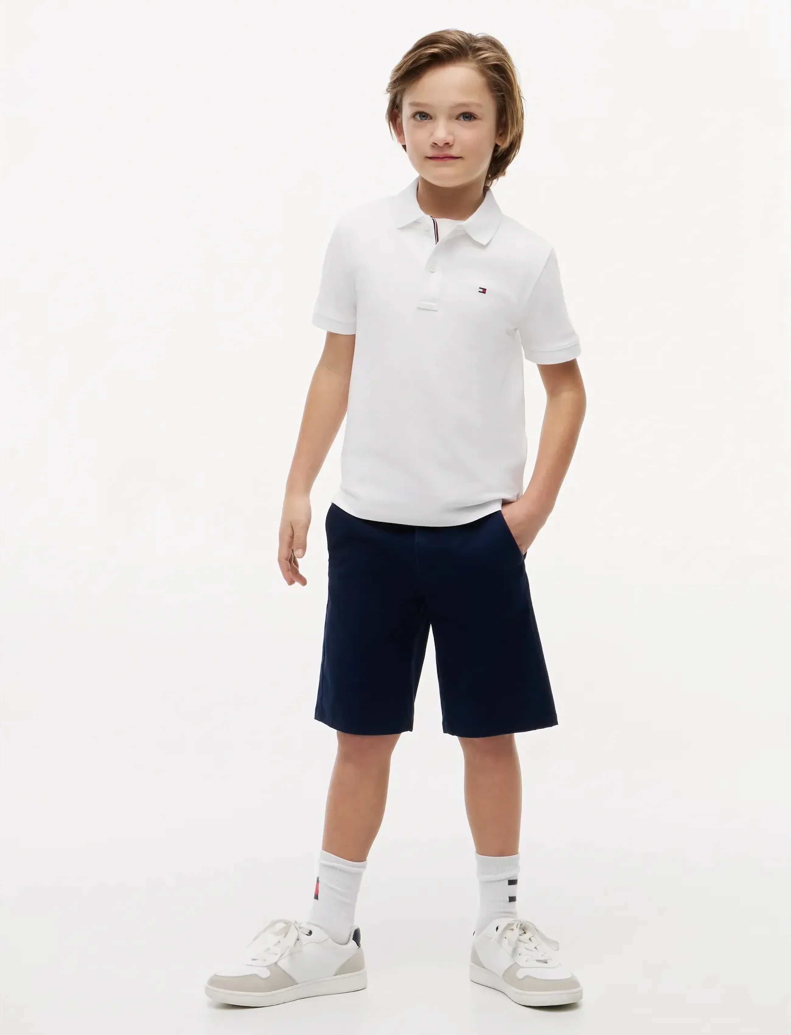 Tommy Hilfiger - FLAG POLO SS - lyhythihaiset - white - 5